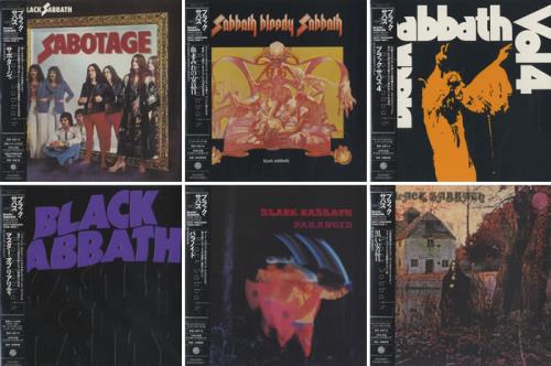 Black Sabbath The First Six Albums - Paper Sleeve Collection